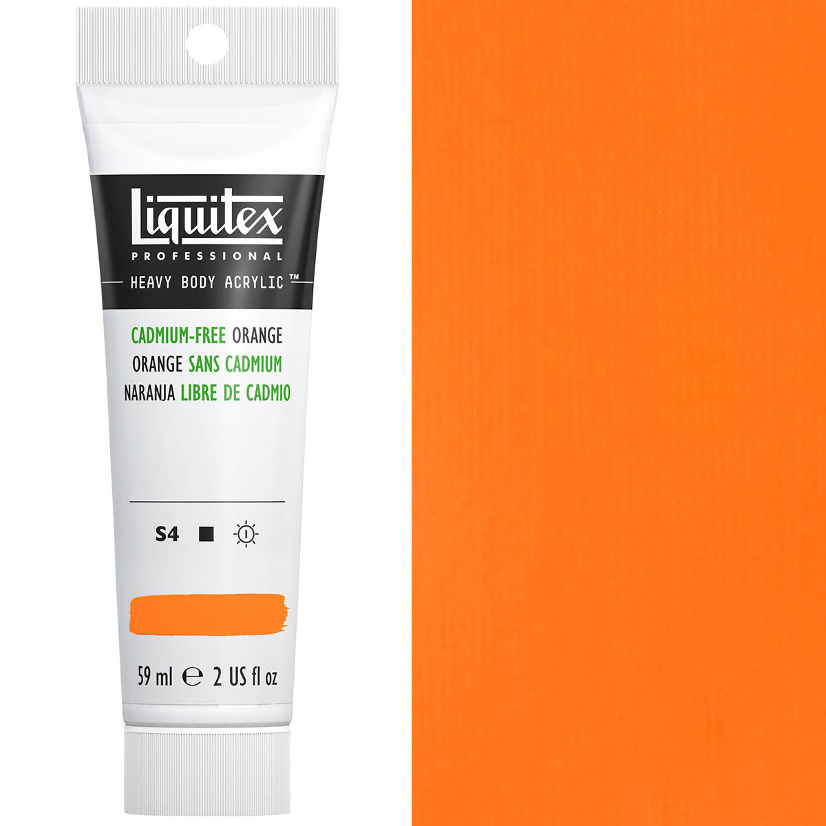 Liquitex Heavy Body Acrylic Cadmium-Free 59ml — Orange