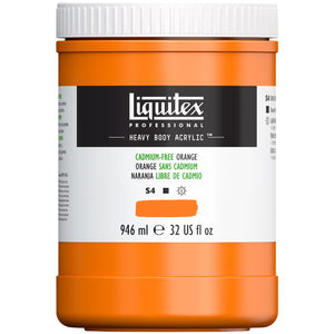 Liquitex Heavy Body Acrylic 946ml — Cadmium Free Orange S4