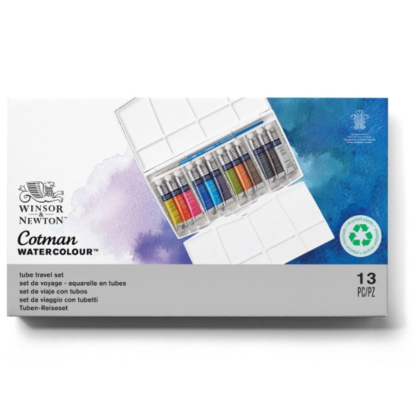 W&N Cotman Watercolours Painting Plus 16 Tube Set