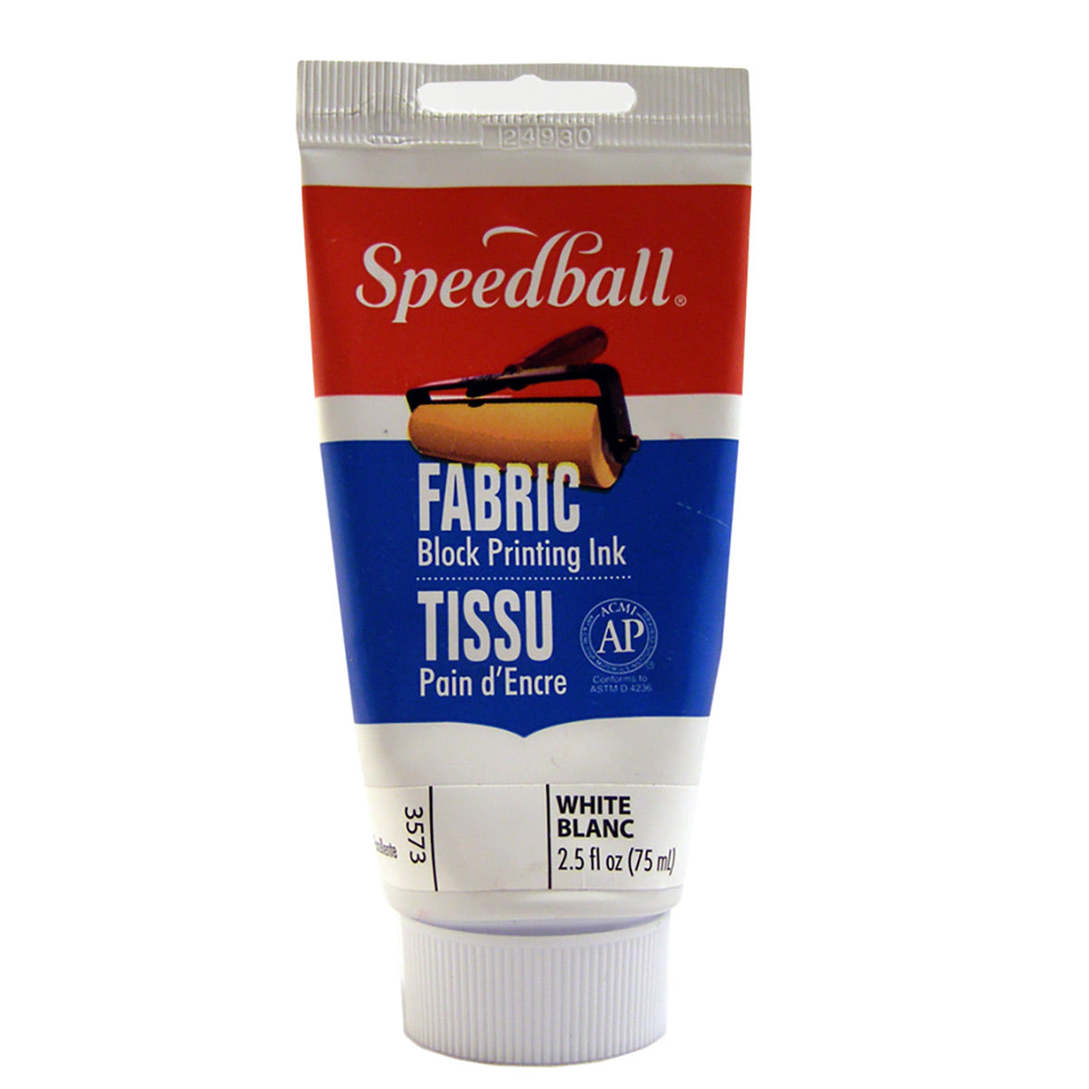 Speedball Fabric Block Printing Ink 75cc (2.5oz) - White