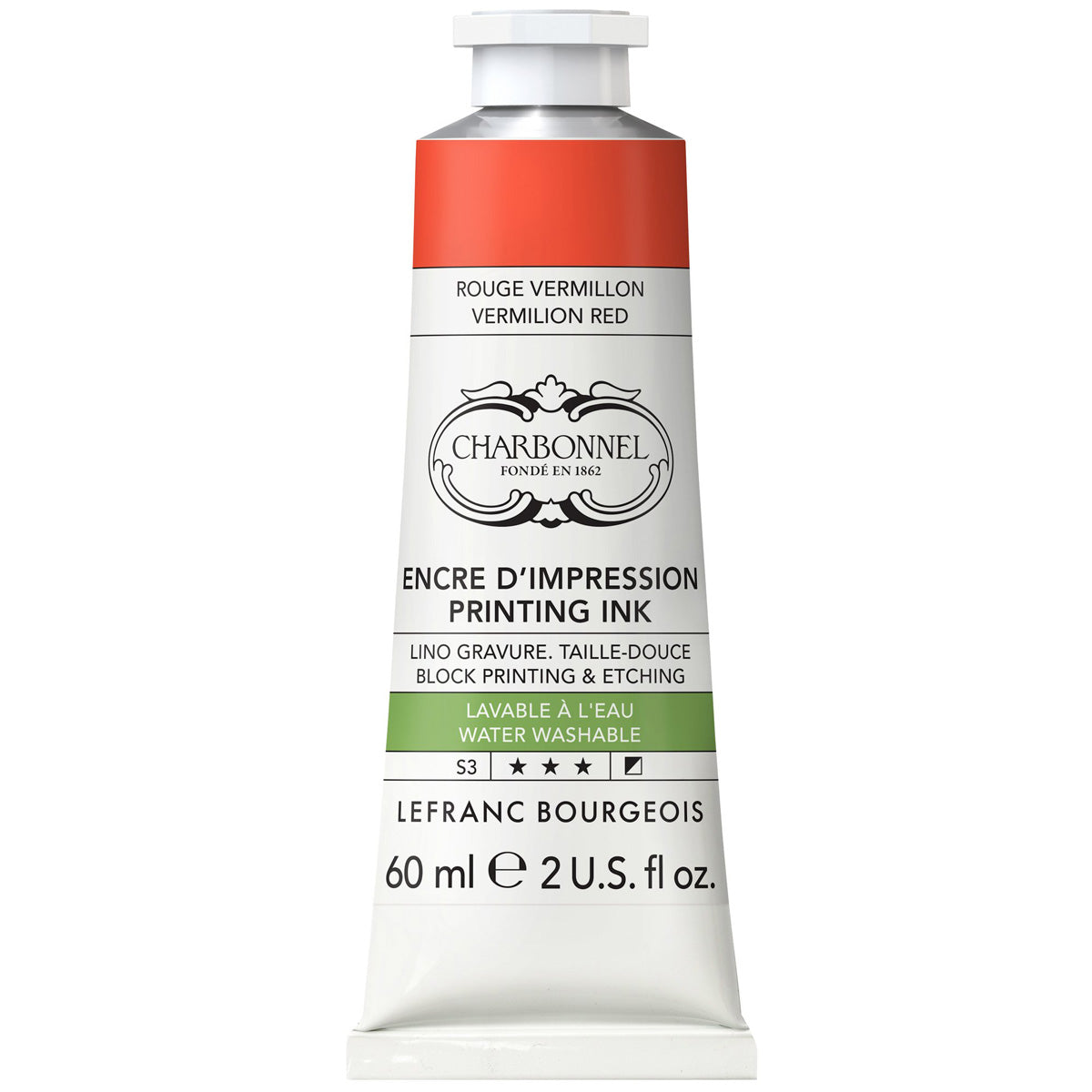 W&N Aquawash 60ml Vermillion Red Series 3