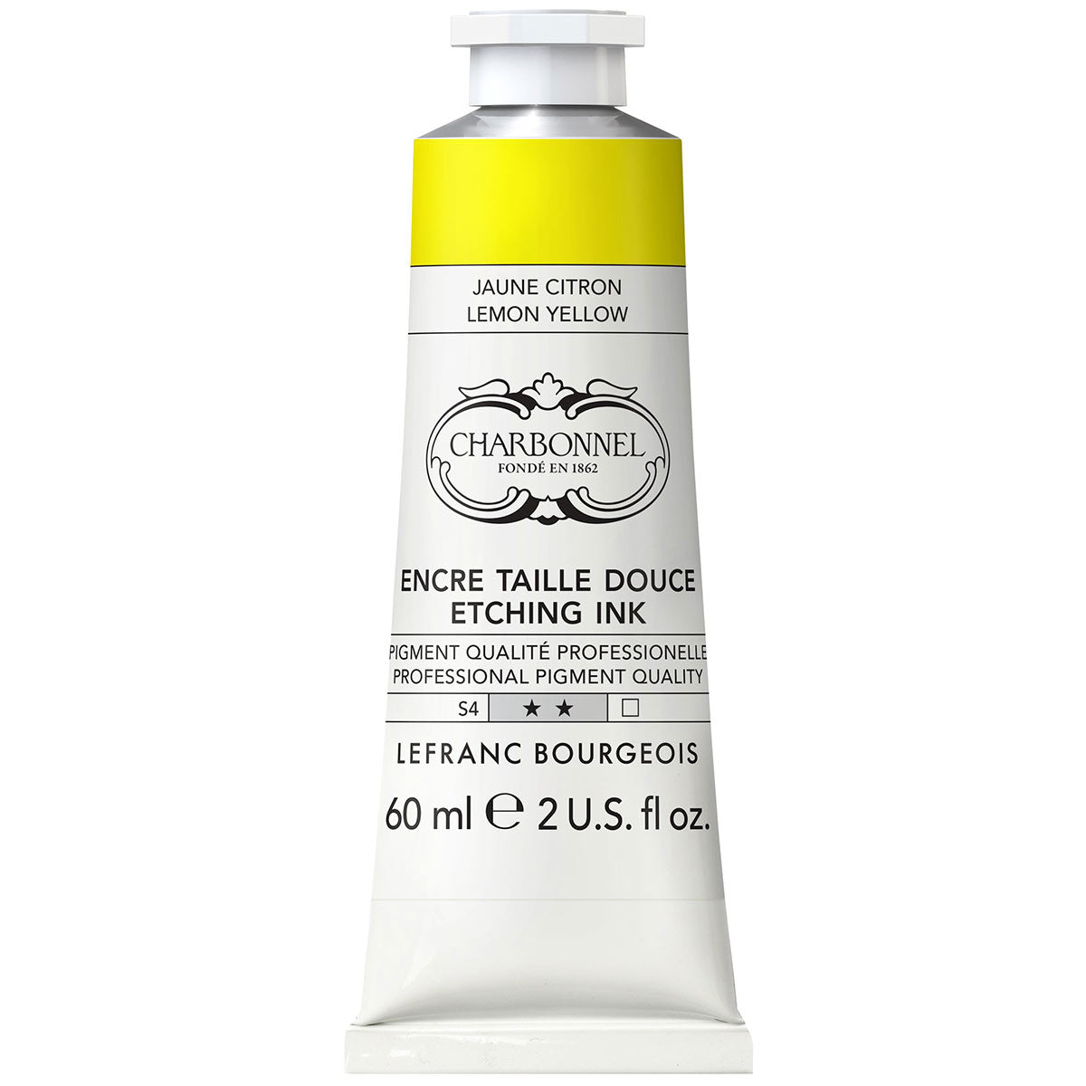 Charbonnel Etching Ink 60ml Lemon Yellow S4