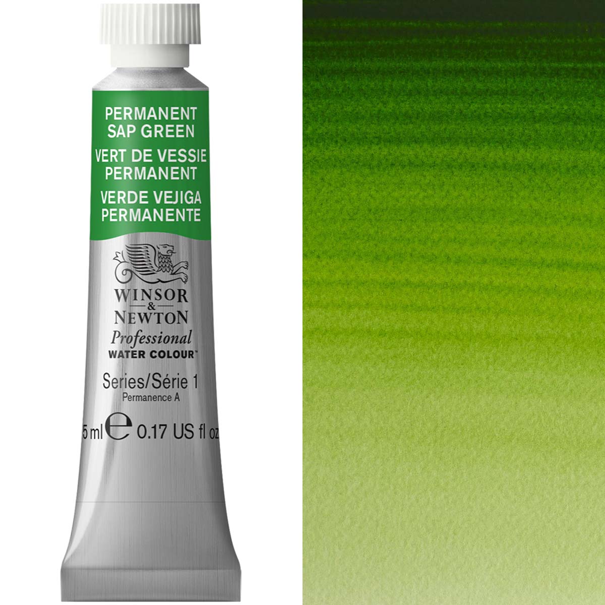 Winsor & Newton Professional Watercolour 5ml — Permanent Sap Green