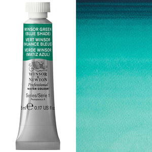 Winsor & Newton Professional Watercolour 5ml — Winsor Green Blue Shade