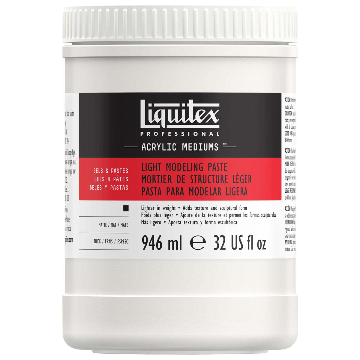 Liquitex Light Modelling Paste 946ml
