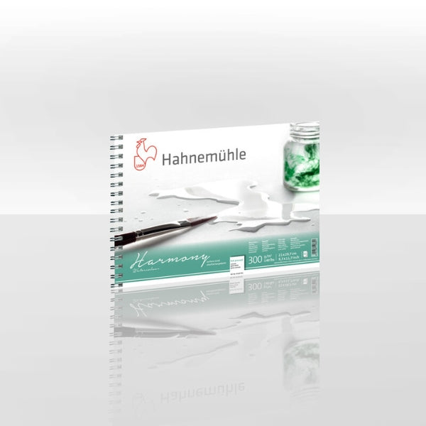Hahnemuhle Harmony Watercolour Spiral Pad A4