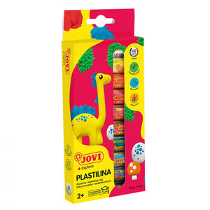 Jovi Plastilina Modelling Clay - Box of 10 Bars 15g