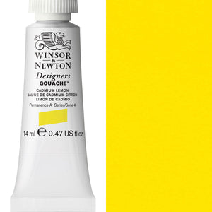 Winsor & Newton Designers' Gouache 14ml - Cadmium Lemon