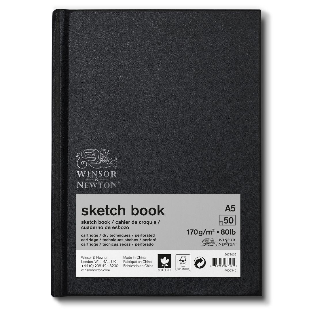 Winsor & Newton Hardback Sketch Book 170gsm — A5