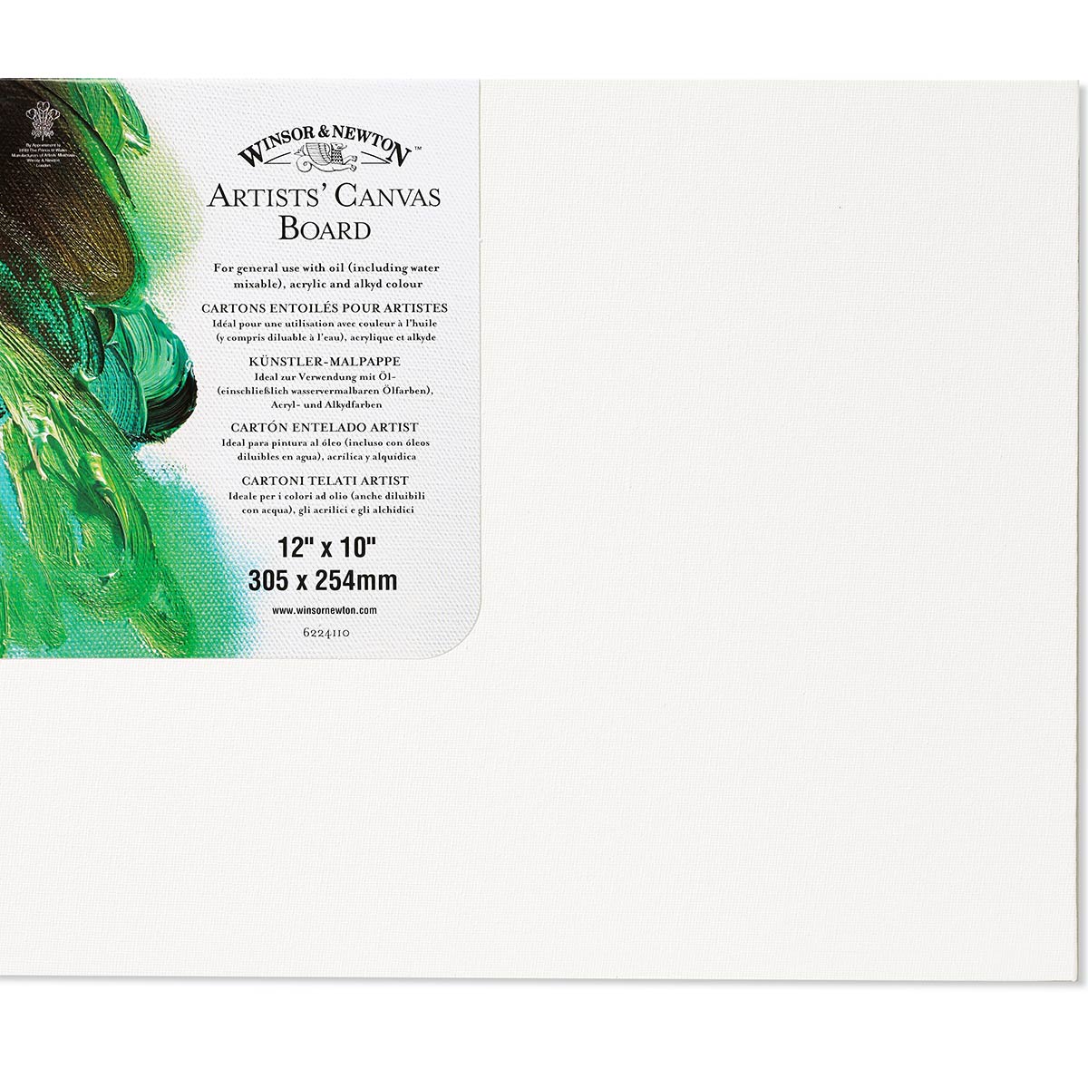 Winsor & Newton Canvas Board Pack of 3 — 12 x 10in