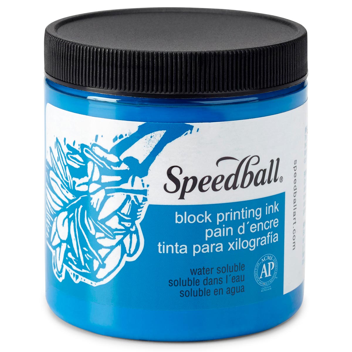 Speedball Water-Soluble Block Printing Ink 236ml (8oz) - Blue