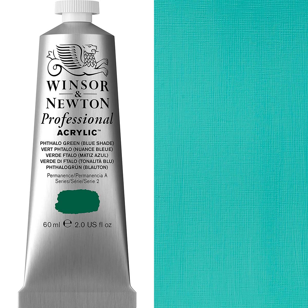 Winsor & Newton Professional Acrylic 60ml - Phthalo Green Blue Shade