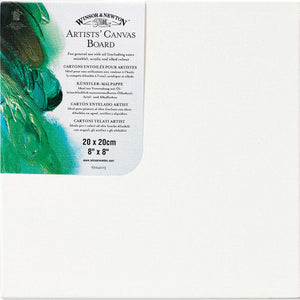 Winsor & Newton Canvas Board Pack of 3 — 20 x 20cm