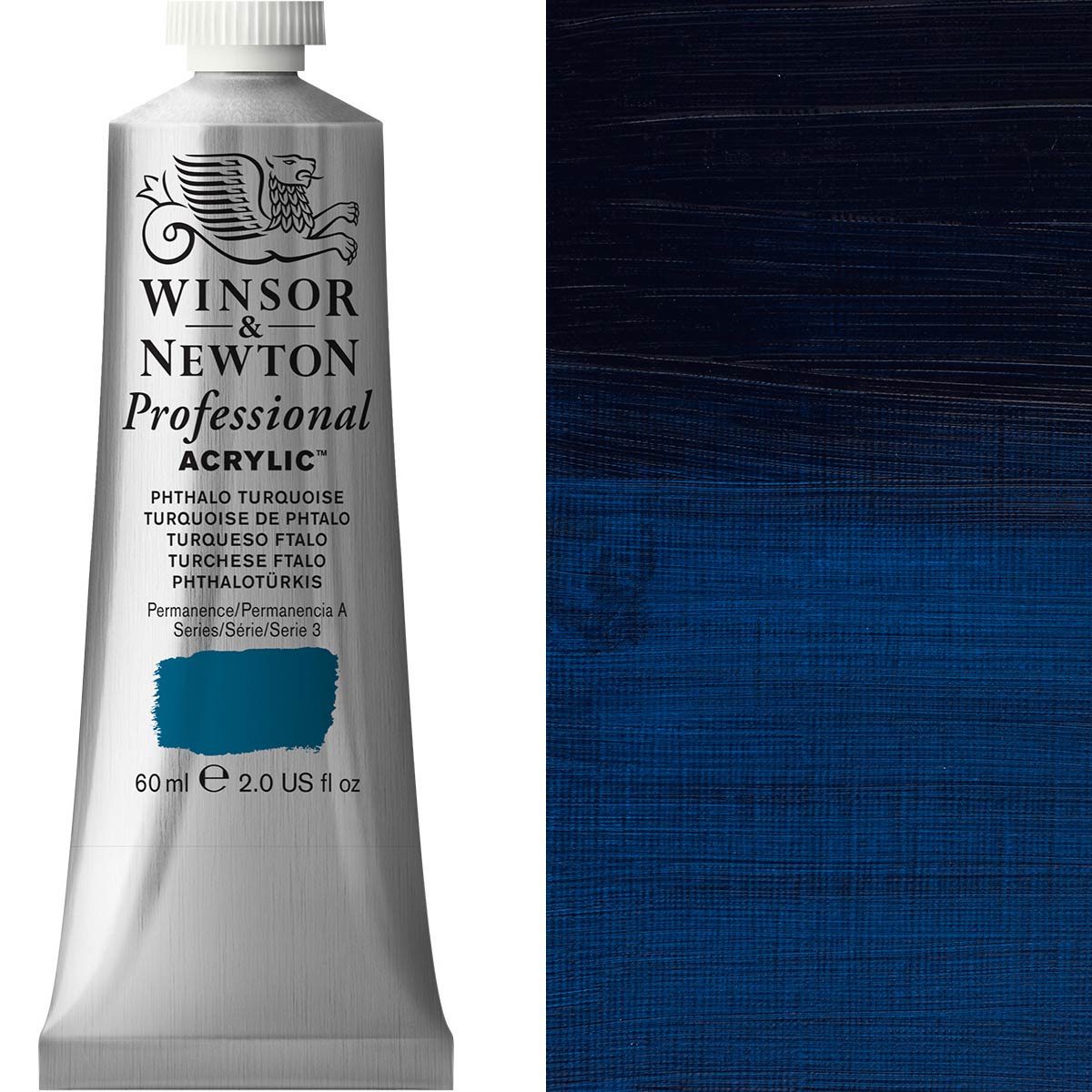 Winsor & Newton Professional Acrylic 60ml - Phthalo Turquoise