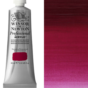 Winsor & Newton Professional Acrylic 60ml - Quinacridone Magenta