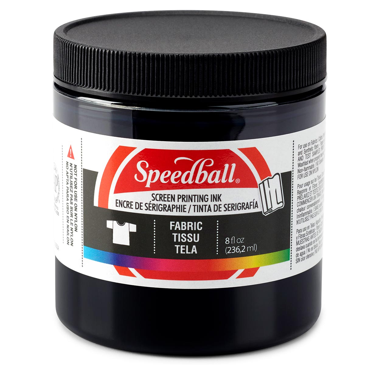 Speedball Fabric Screen Printing Ink 236ml (8oz) - Black