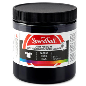 Speedball Fabric Screen Printing Ink 236ml (8oz) - Black