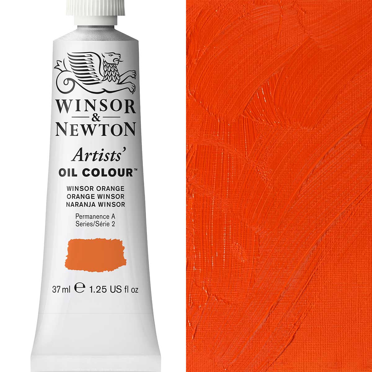 W&N Artists' Oil Colour 37ml Winsor Orange