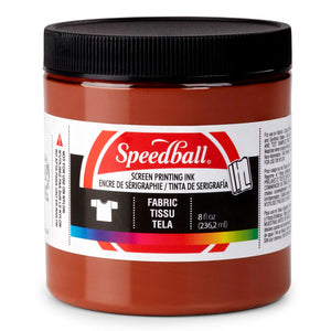 Speedball Fabric Screen Printing Ink 236ml (8oz) - Brown