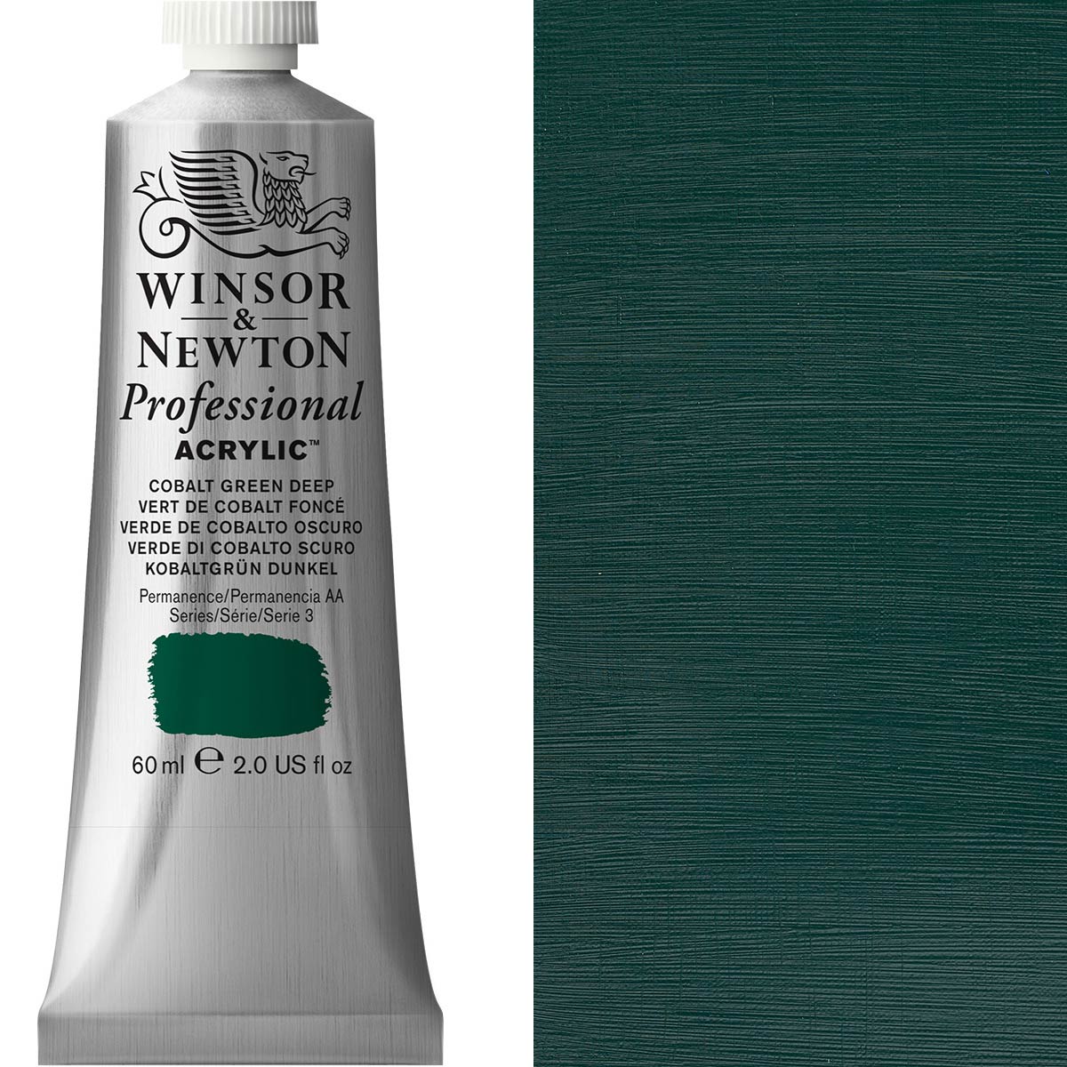 Winsor & Newton Professional Acrylic 60ml - Cobalt Green Deep