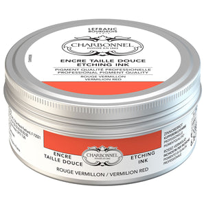 Charbonnel Etching Ink 200ml Vermillion Red S4