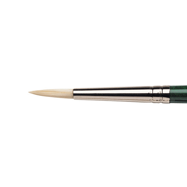 Winsor & Newton Winton Hog Oil Round Brush — Size 3