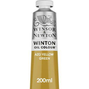 W&N Winton Oil Colour 200ml Azo Yellow Green
