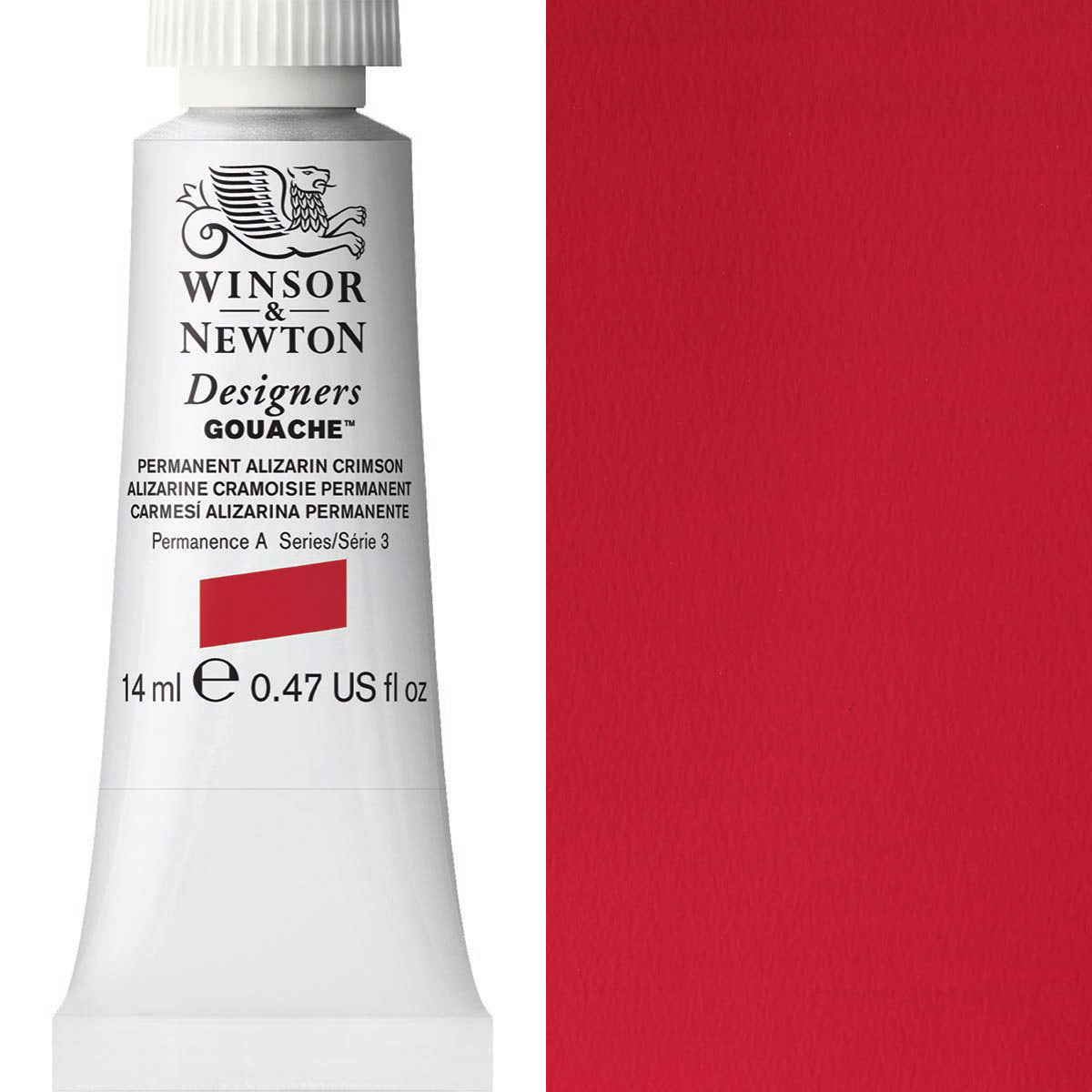 Winsor & Newton Designers' Gouache 14ml - Permanent Alizarin Crimson
