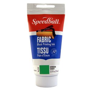 Speedball Fabric Block Printing Ink 75cc (2.5oz) - Green