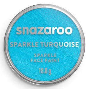 Snazaroo Sparkle 18ml Face Paint — Turquoise
