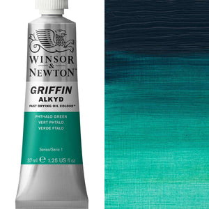 Winsor & Newton Griffin Alkyd Oil - Phthalo Green