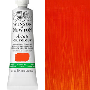 Winsor & Newton Artists' Oil Colour 37ml — Cadmium-Free Scarlet