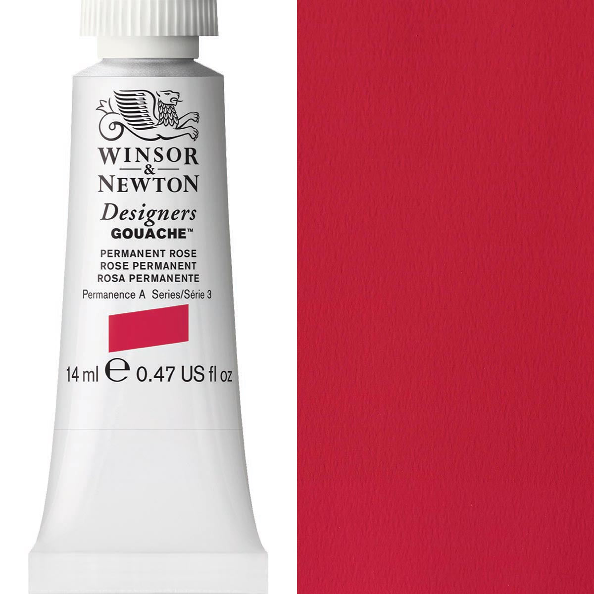 Winsor & Newton Designers' Gouache 14ml - Permanent Rose