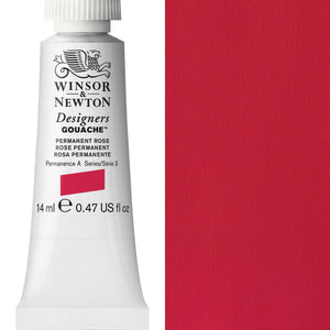 Winsor & Newton Designers' Gouache 14ml - Permanent Rose