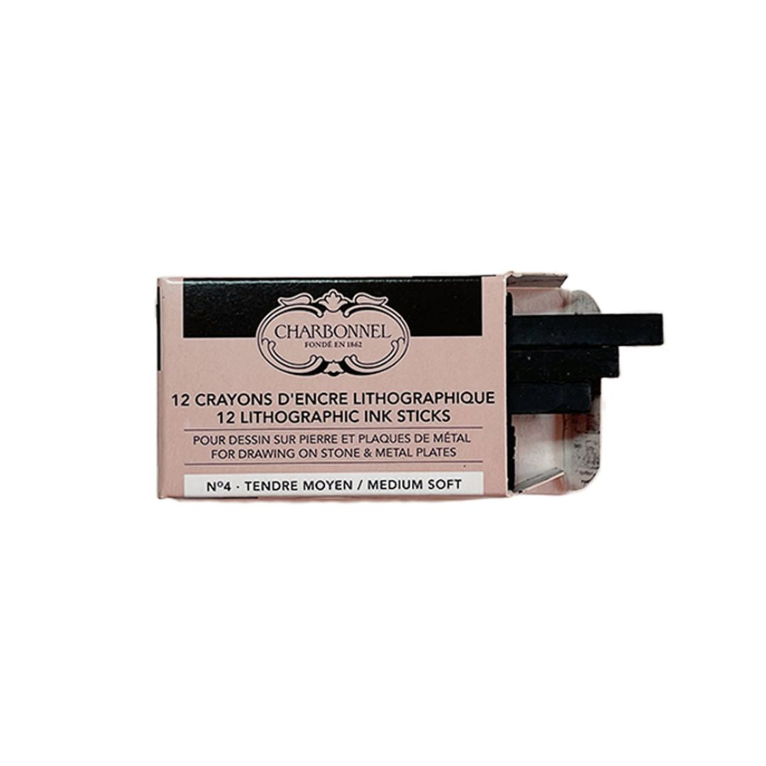 Charbonnel Lithography Crayons No. 4 Box of 12