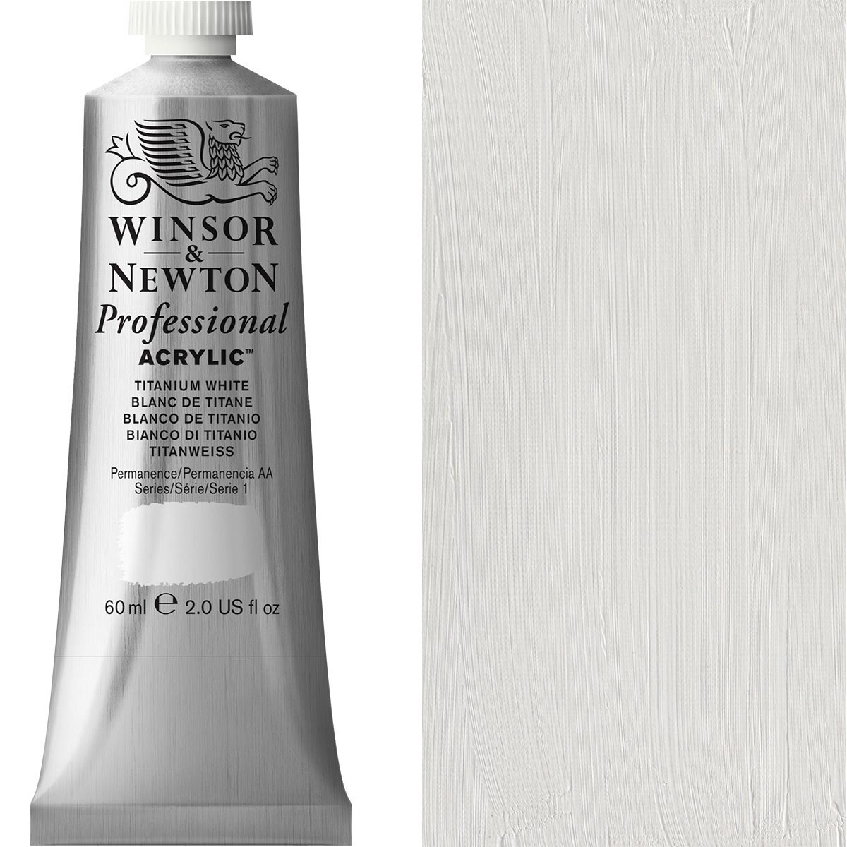 Winsor & Newton Professional Acrylic 60ml - Titanium White