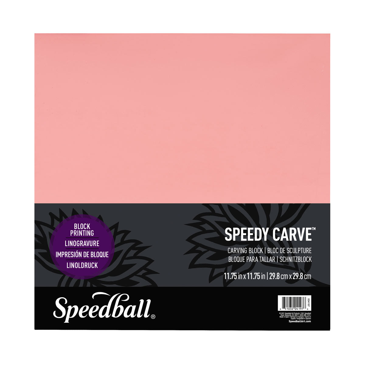 Speedball Speedy-Carve Block 11.75in Pink
