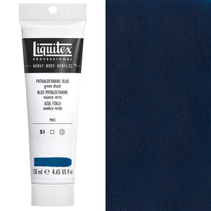 Liquitex Heavy Body Acrylic 138ml — Phthalocyanine Blue Green Shade