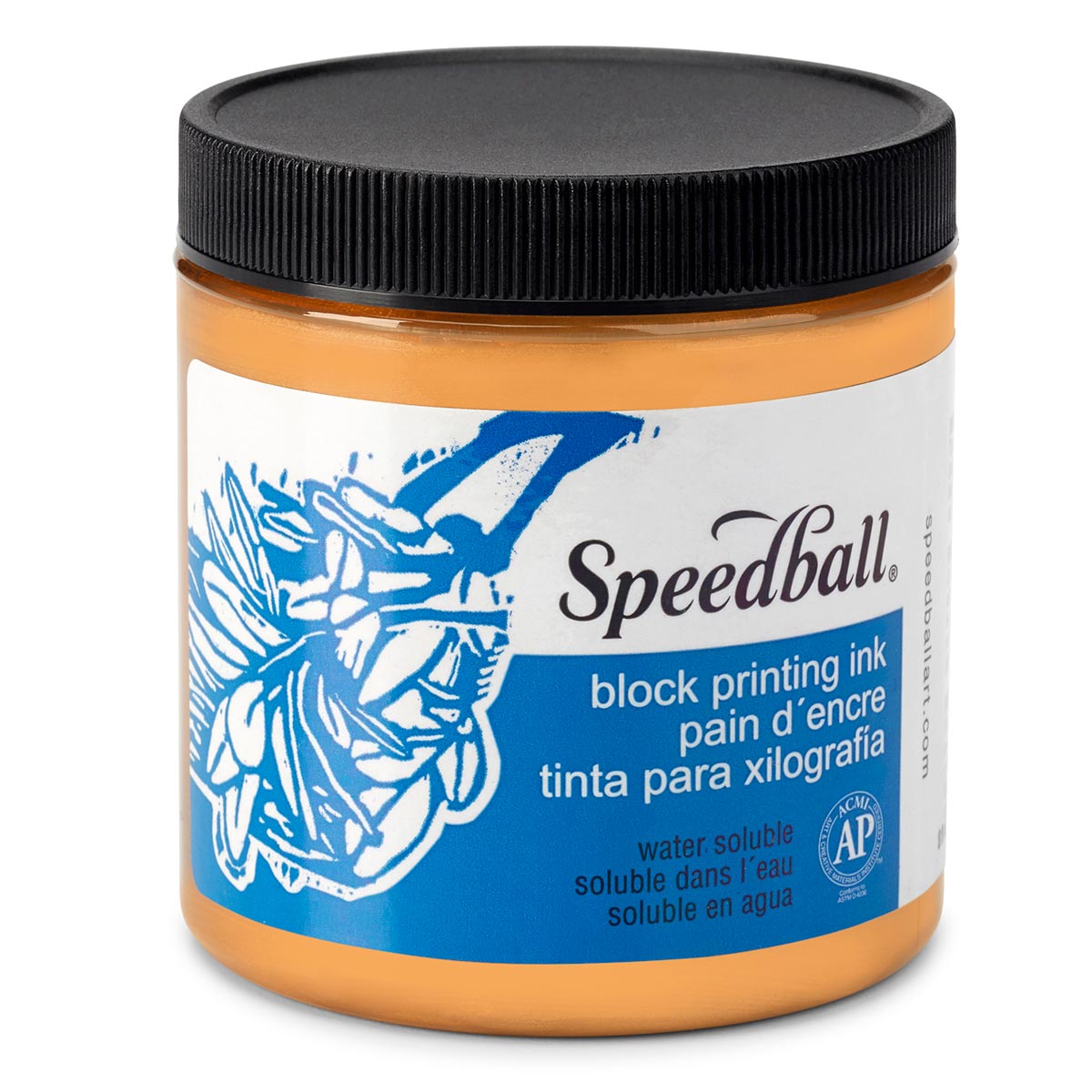 Speedball Water-Soluble Block Printing Ink 236ml (8oz) - Copper