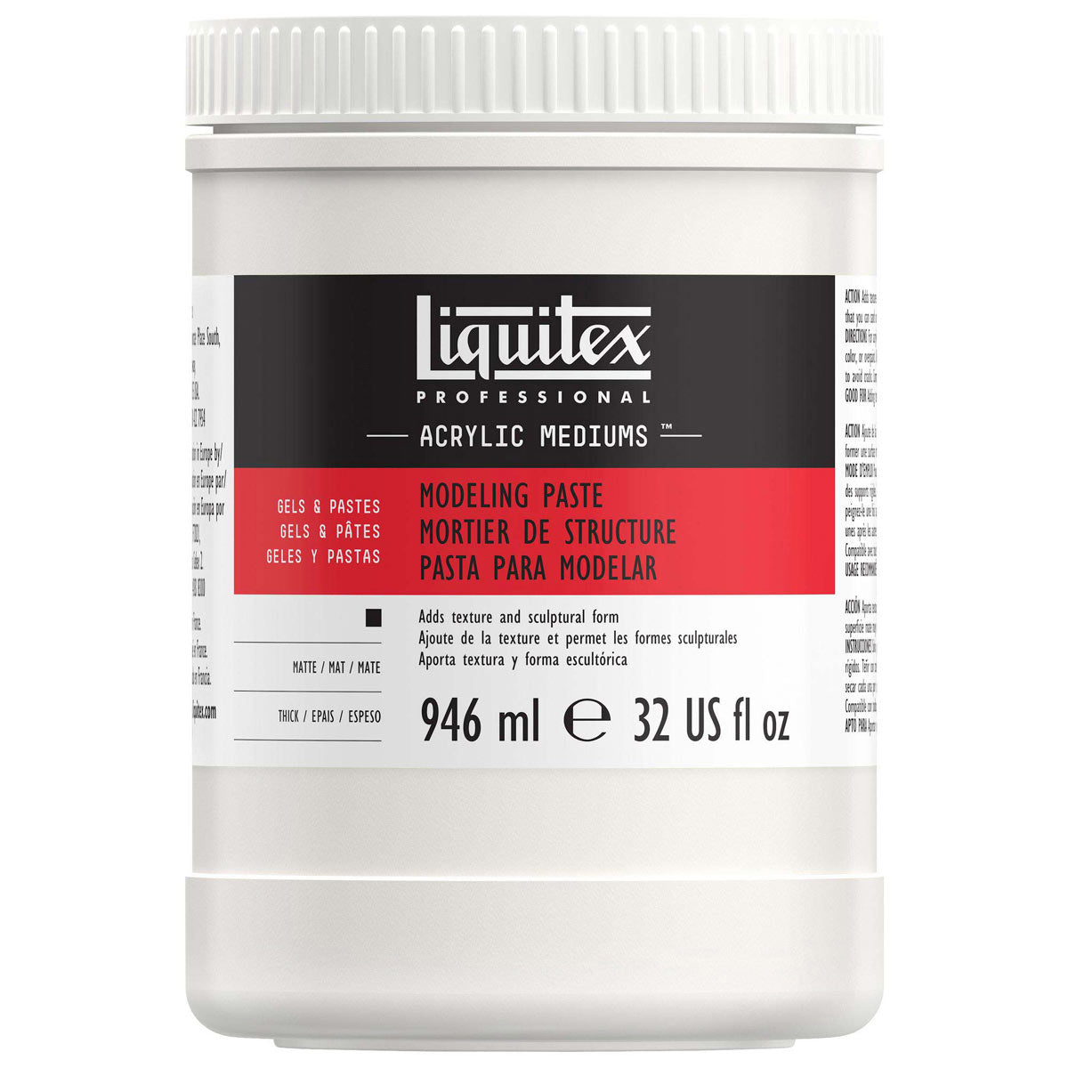 Liquitex Modelling Paste — 946ml