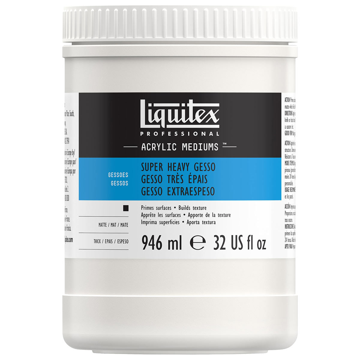 Liquitex Professional Super Heavy Gesso — 946ml