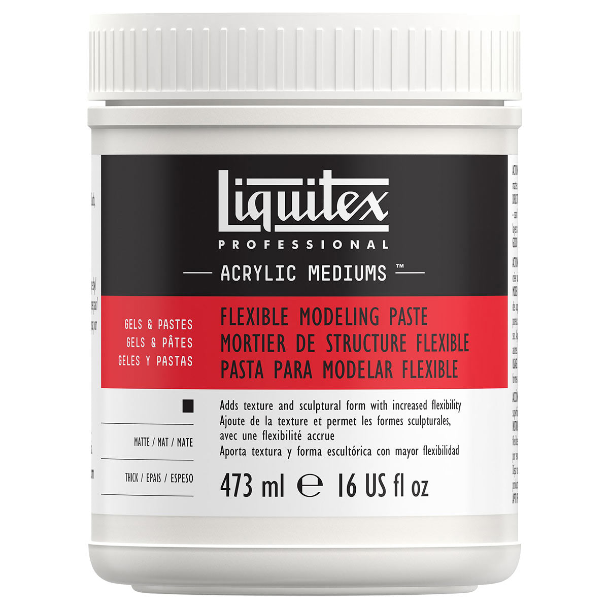 Liquitex Flexible Modelling Paste — 473ml