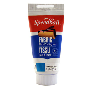 Speedball Fabric Block Printing Ink 75cc (2.5oz) - Turquoise