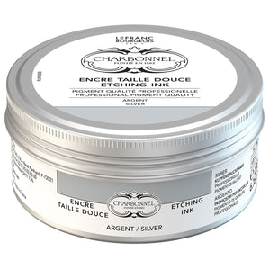 Charbonnel Etching Ink 200ml Silver S4