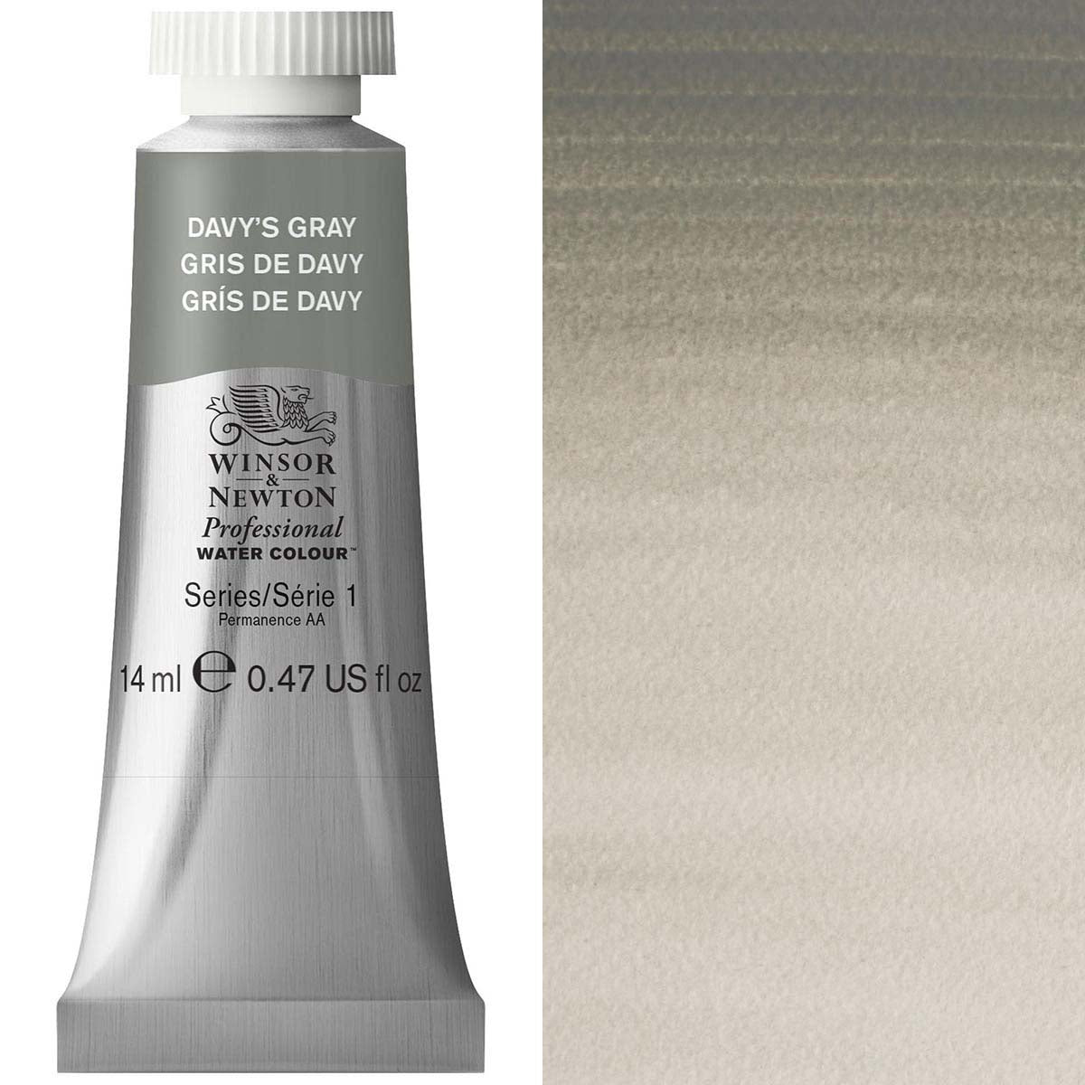 Winsor & Newton Professional Watercolour 14ml — Davys Grey