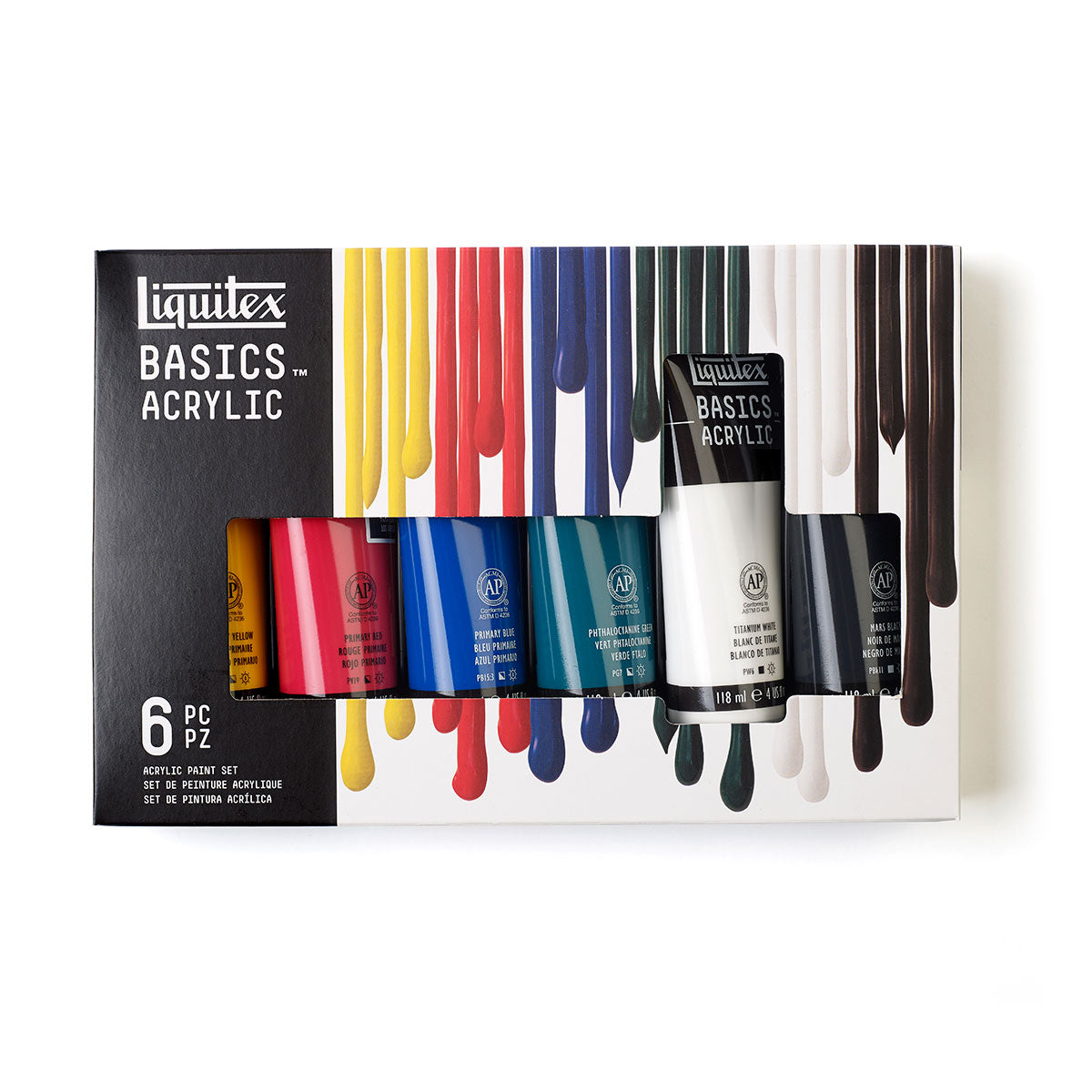 Liquitex Basics Acrylic Set 6 x 118ml