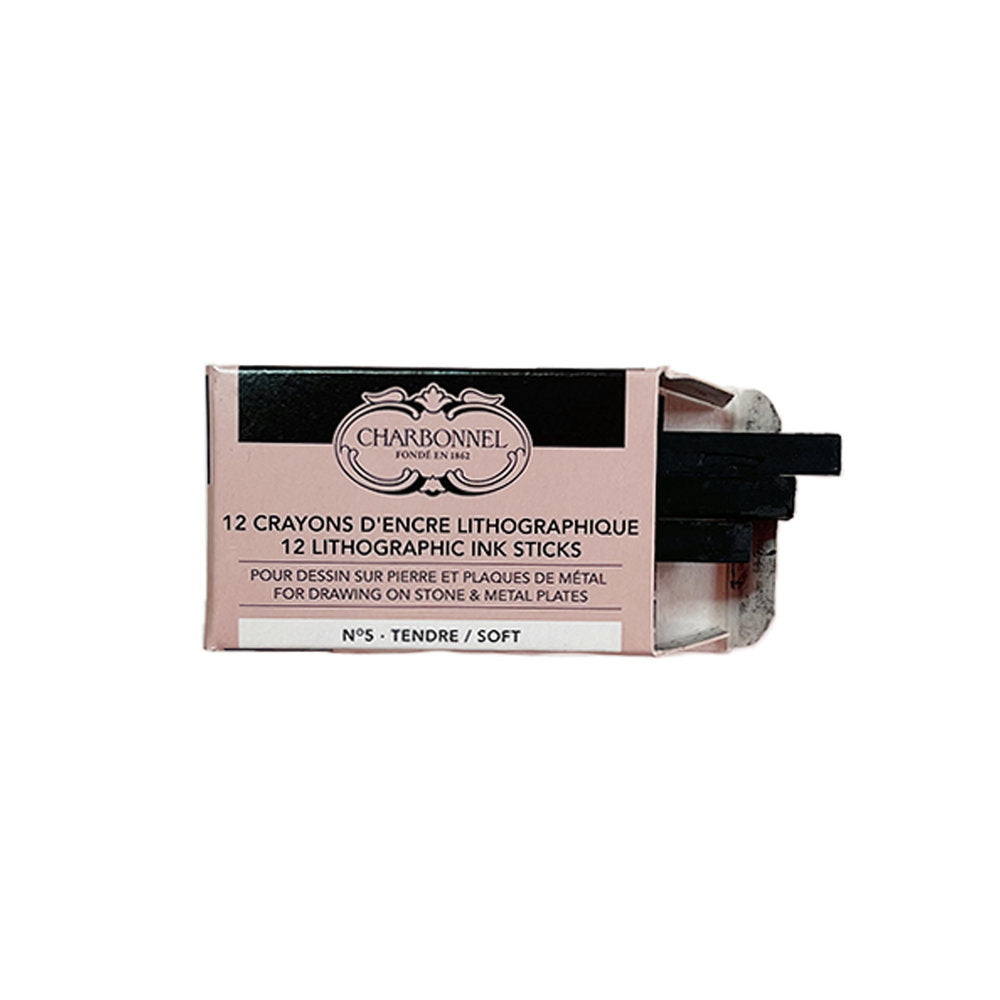 Charbonnel Lithography Crayons No. 5 Soft Box of 12
