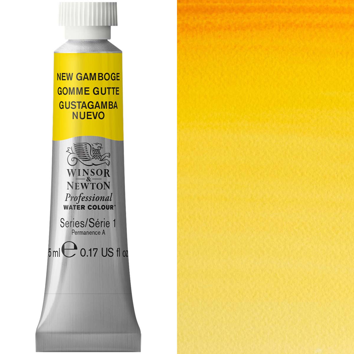 Winsor & Newton Professional Watercolour 5ml — New Gamboge