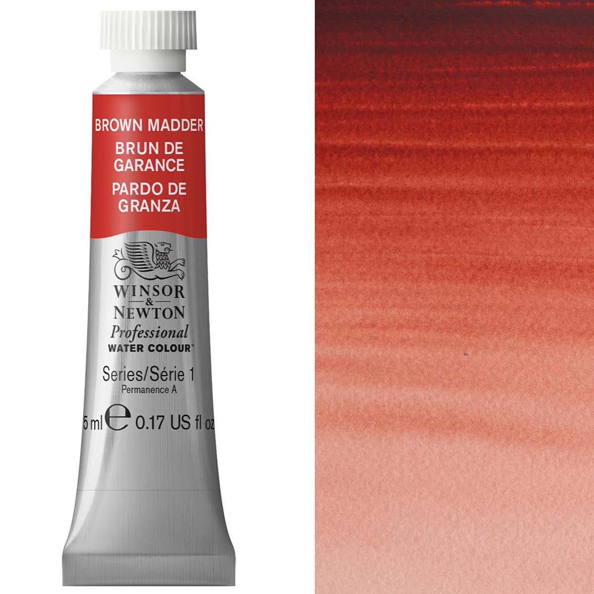Winsor & Newton Professional Watercolour 5ml — Brown Madder