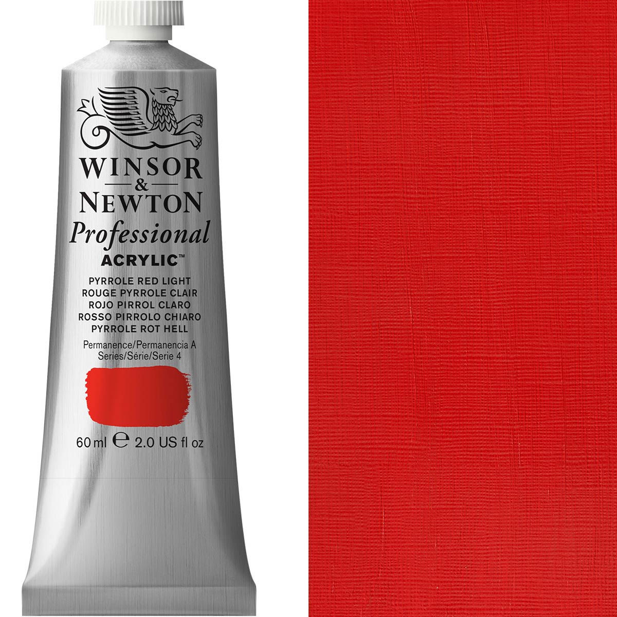 Winsor & Newton Professional Acrylic 60ml - Pyrole Red Light
